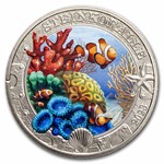 2023 Austria Cupro-Nickel €3 Marine Life (Stony Coral)