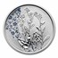2023 Austria Proof Silver €10 Language of Flowers (Forget-me-not)