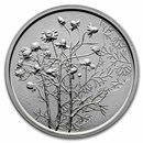 2023 Austria Silver €10 Language of Flowers (Chamomile)