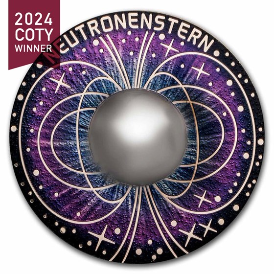 2023 Austria Silver €20 The Uncharted Universe: The Neutron Star