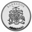 2023 Barbados 1 kilo Silver Color Wildlife: Rainbow Lorikeet