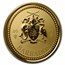 2023 Barbados 1 oz Gold Trident BU