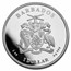 2023 Barbados 1 oz Silver Caribbean Green Monkey BU
