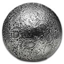 2023 Barbados 3 oz Silver Moon Spherical Coin