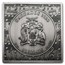 2023 Barbados 3 oz Silver Spinning Wheel Vinyl Record