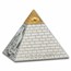 2023 Barbados 5 oz Silver Pyramid Eye of Providence Shaped Coin