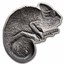 2023 Barbados Silver Shift of Colors; The Chameleon Shape Coin