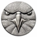 2023 Binary Eagle United Crypto States 2 oz Antique Silver Coin