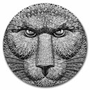 2023 Binary Puma United Crypto States 2 oz Antique Silver Coin