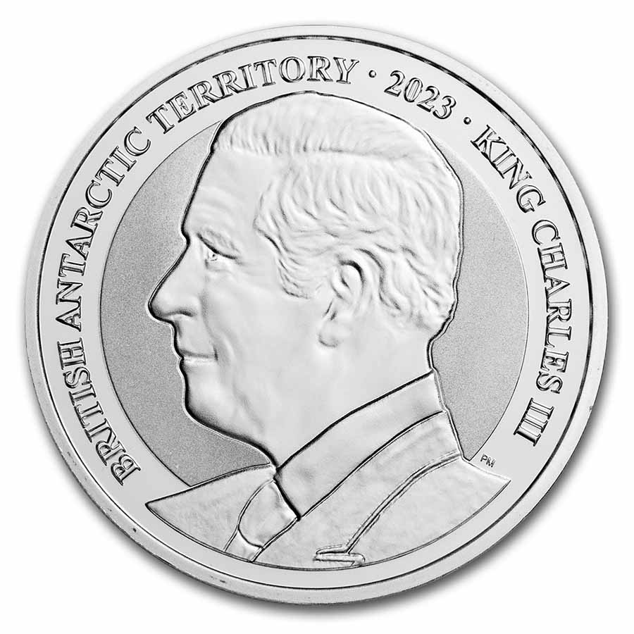 【再入荷】 oz 1 Territory Antarctic British 2023 Buy Silver APMEX | Penguin 工芸品
