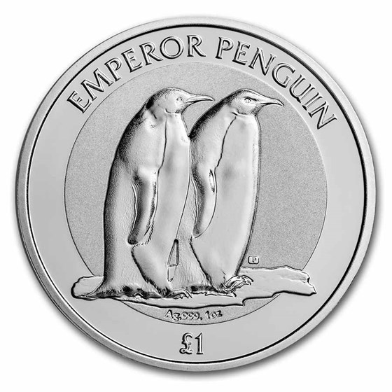 2023 British Antarctic Territory 1 oz Silver Penguin