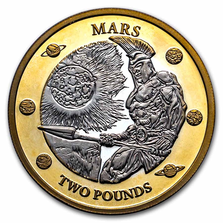 2023 British Antarctic Territory Glaciers - Mars 12 gram Ag Proof
