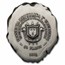 2023 Burundi 3 oz Silver Antique Lion Head Shaped Coin (Dmg Case)