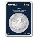 2023 BVI 1 oz Silver Pegasus Rev Cameo (MD® Premier + PCGS FS)