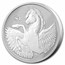 2023 BVI 1 oz Silver Pegasus Reverse Cameo BU