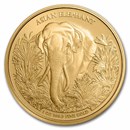 2023 Cambodia 1 oz Gold Asian Elephant BU