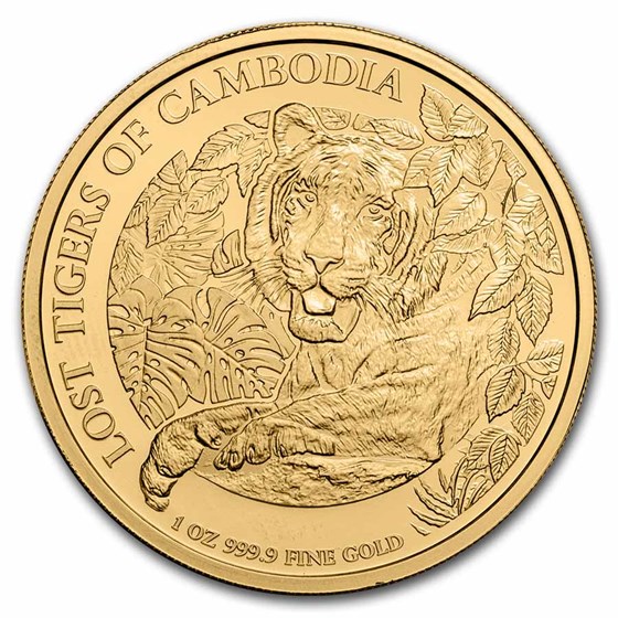2023 Cambodia 1 oz Gold Lost Tigers BU