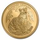 2023 Cambodia 1 oz Gold Wildlife Series - Clouded Leopard BU