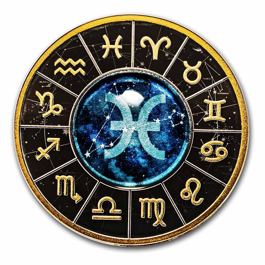 2023 Cameroon Silver Zodiac; Pisces