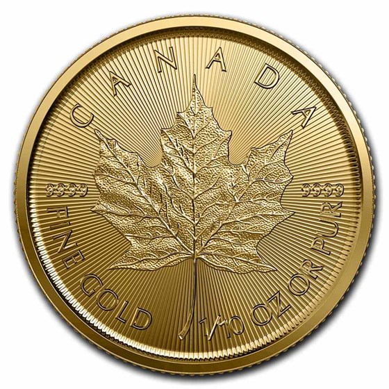 2023 Canada 1/10 oz Gold Maple Leaf BU