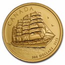 2023 Canada 1/2 oz Gold $200 Tall Ships: Full-Rigged Ship
