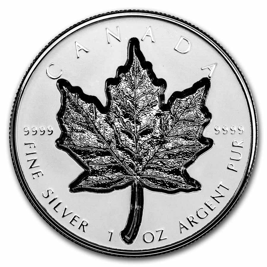 2023 Canada 1 oz Ag $20 Super Incuse Black Maple Reverse Proof