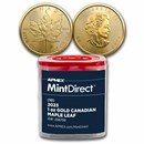 2023 Canada 1 oz Gold Maple Leaf (10-Coin MintDirect® Tube)