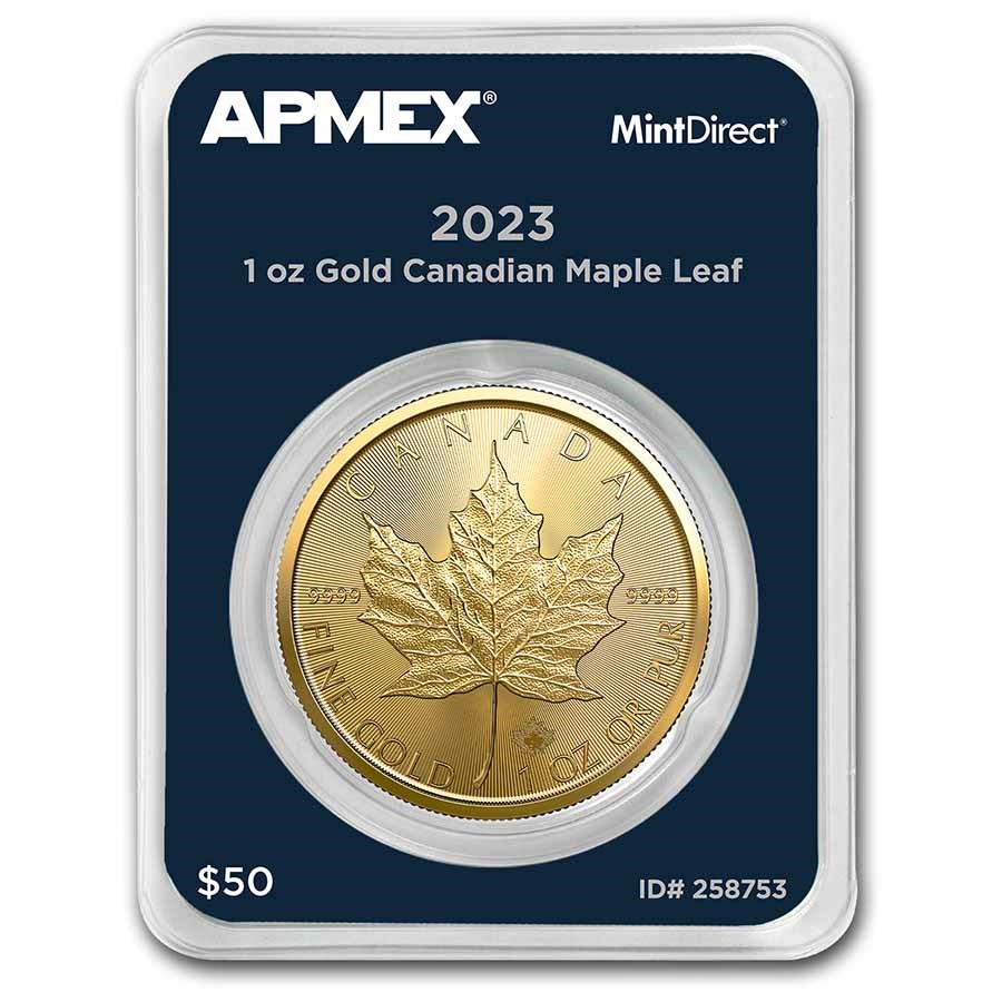 2023 Canada 1 oz Gold Maple Leaf (MintDirect® Single)