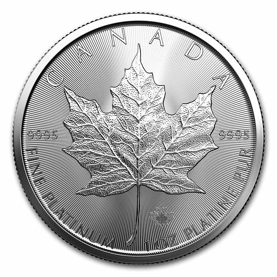 2023 Canada 1 oz Platinum Maple Leaf BU