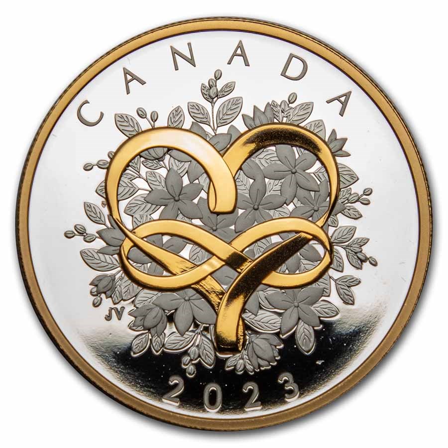 2023 Canada 1 oz Silver $20 Celebrate Love