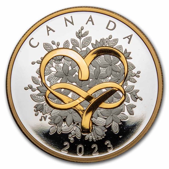 2023 Canada 1 oz Silver $20 Celebrate Love 2023 Canada 1 oz Silver $20 Celebrate Love