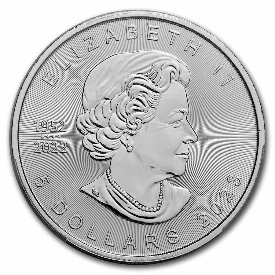 Buy 2023 Canadian 1 oz Silver Maple Leaf MS-69 PCGS | APMEX