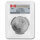 2023 Canada 1 oz Silver Maple Leaf MS-70 PCGS (FirstStrike®)