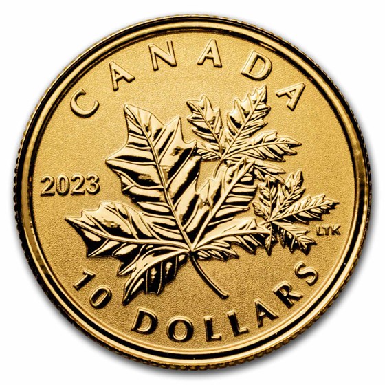 2023 Canada Gold $10 Everlasting Maple Leaf 2023 Canada Gold $10 Everlasting Maple Leaf
