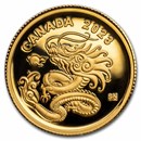 2023 Canada Proof Gold $8 Heavenly Dragon