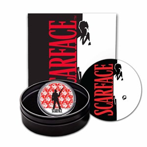 Buy 2023 Chad 1 oz Silver Color Proof Scarface 40th | APMEX