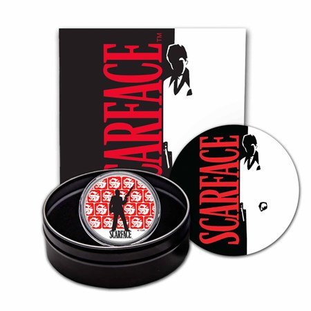 Buy 2023 Chad 1 oz Silver Color Proof Scarface 40th | APMEX