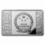 2023 China 150 gram Silver Lunar Rabbit Proof Rectangular Coin