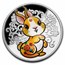 2023 China 2-Coin Gold/Silver Lunar Rabbit Proof Set