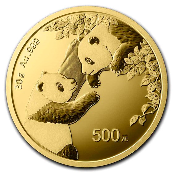 2023 China 30 gram Gold Panda BU (Sealed)