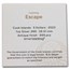 2023 Cook Islands 1 oz Antique Silver Escape