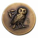 2023 Cook Islands 1 oz Gold Antique Athena's Owl