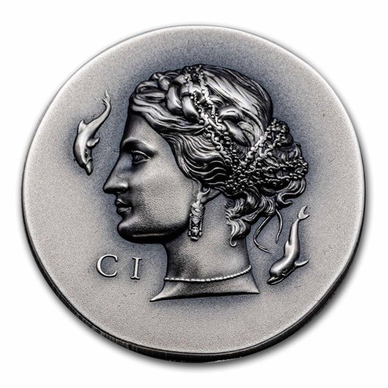 2023 Cook Islands 1 oz Silver Antique Arethusa 2023 Cook Islands 1 oz Silver Antique Arethusa