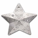 2023 Cook Islands 1 oz Silver Holiday Ornament: Snowflake Star
