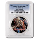 2023 Cook Islands 1 oz Silver Iron Maiden Eddie PR-70 PCGS (FDI) 2023 Cook Islands 1 oz Silver Iron Maiden Eddie PR-70 PCGS (FDI)