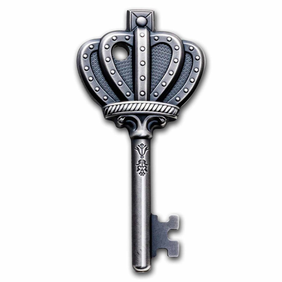 Slab Shaped Key Buy 2023 Cook Islands 1 oz Silver Key To My Kingdom Shaped Coin | APMEX