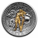 2023 Cook Islands 2 oz Silver High Relief Norse Gods: Freyr