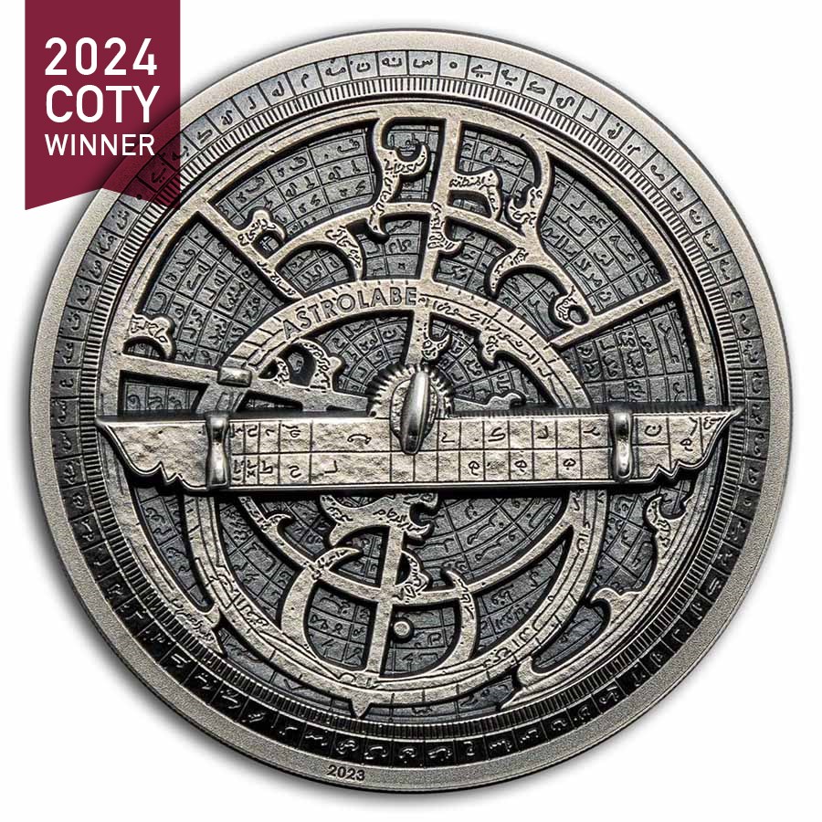 Buy 2023 Cook Islands 2 oz Silver Historic Instruments; Astrolabe | APMEX