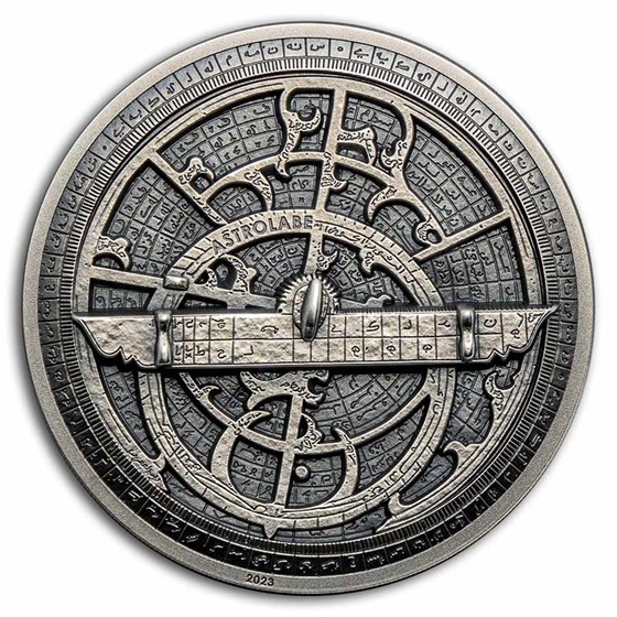 Buy 2023 Cook Islands 2 oz Silver Historic Instruments; Astrolabe | APMEX