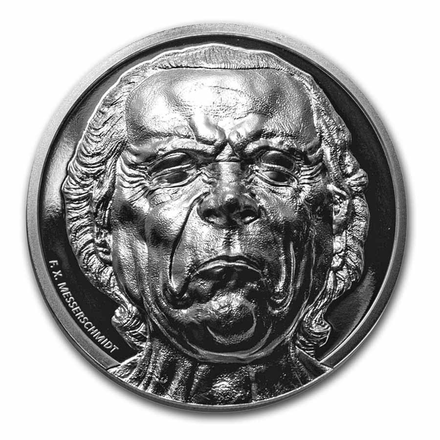 2023 Cook Islands 2 oz Silver Proof Striking Heads: The Vexed Man